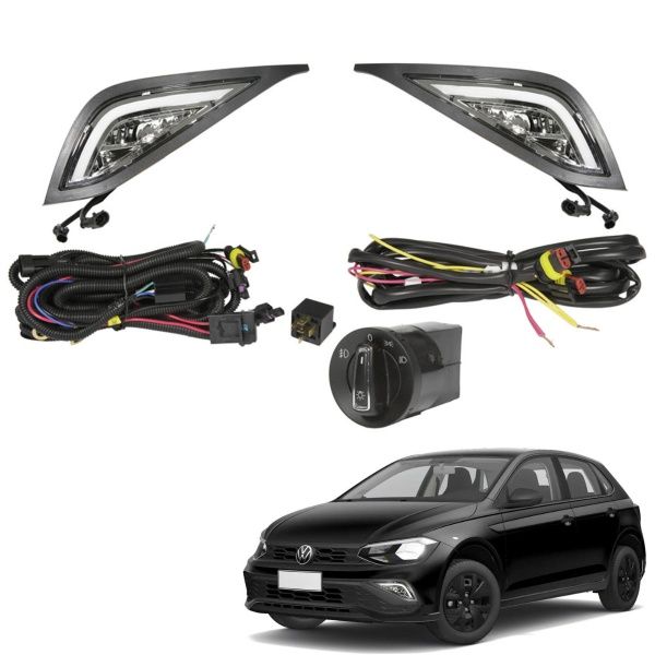 Farol Auxiliar LED Polo Track 2023 até 20...