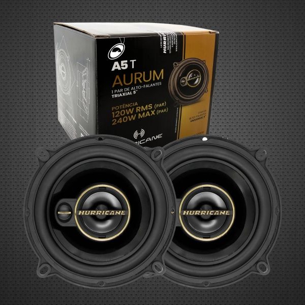 Alto Falante 5" Quadriaxial Aurun 240W (P... Alto Falante 5" Quadriaxial Aurun 240W (P...