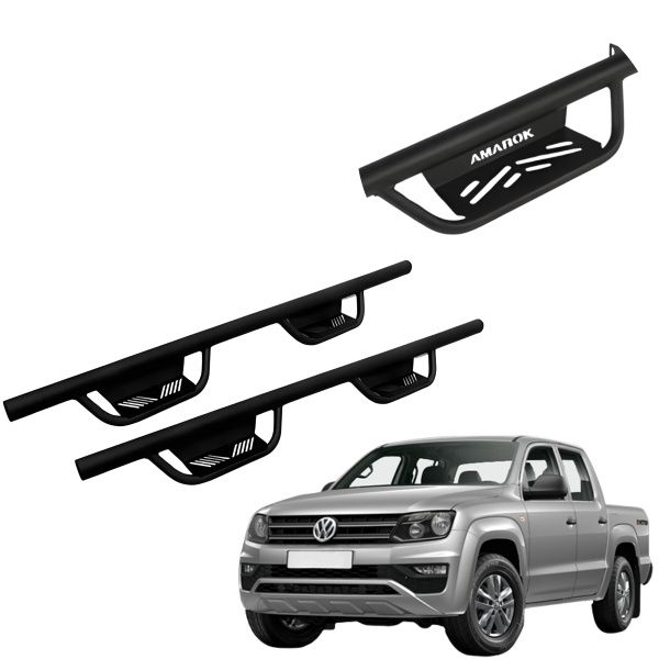 Estribo TX Tubular Amarok Cabine Dupla 20...