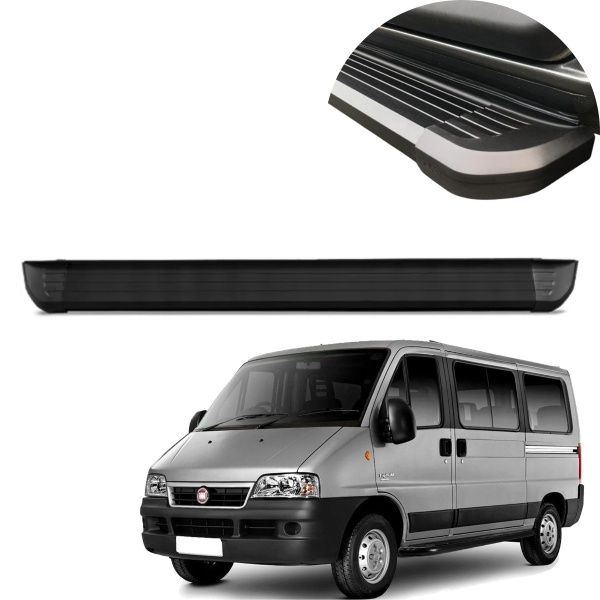 Estribo Alumínio Preto Ducato Longa 2014 ...