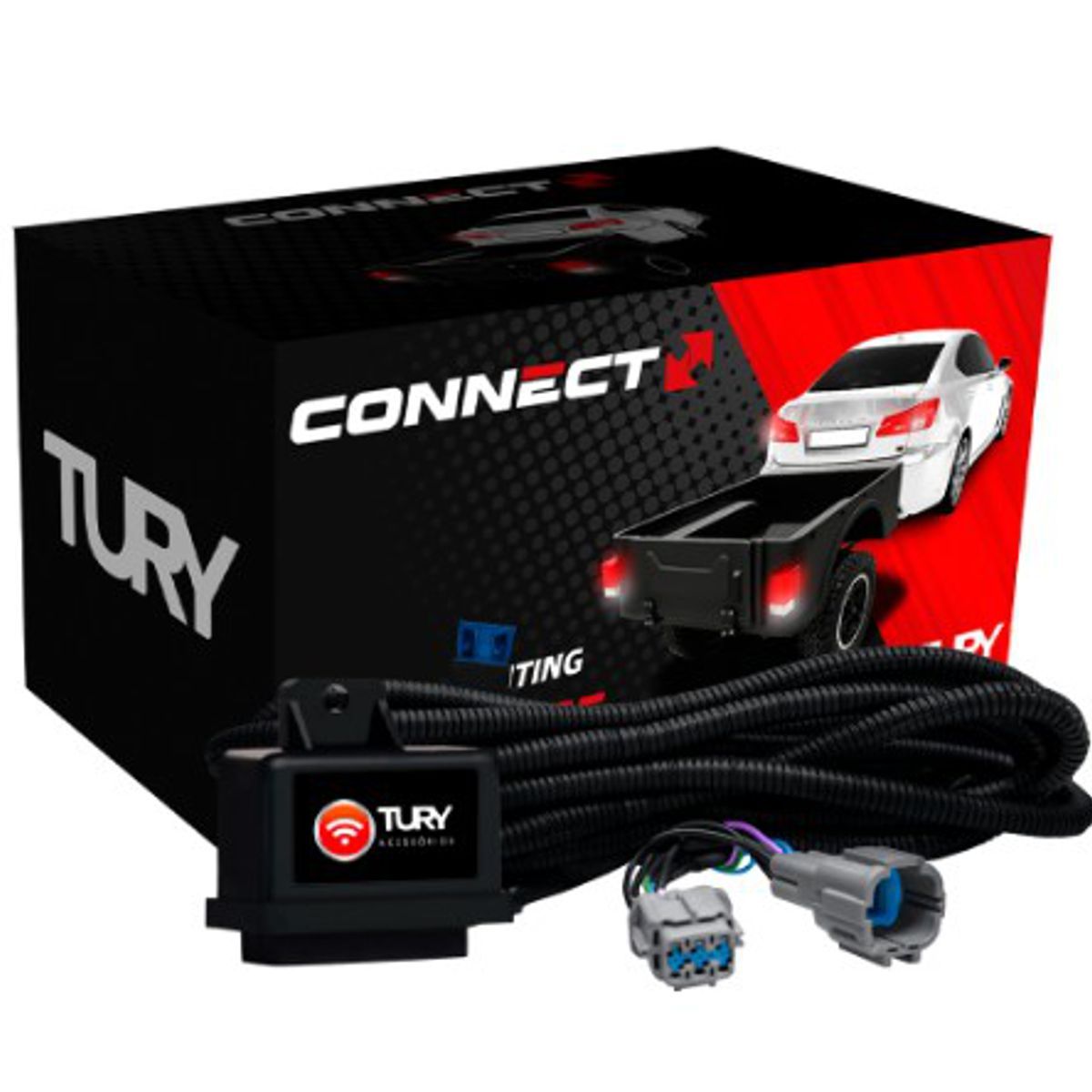 Módulo Elétrica de engate c/fusíveis Trac...