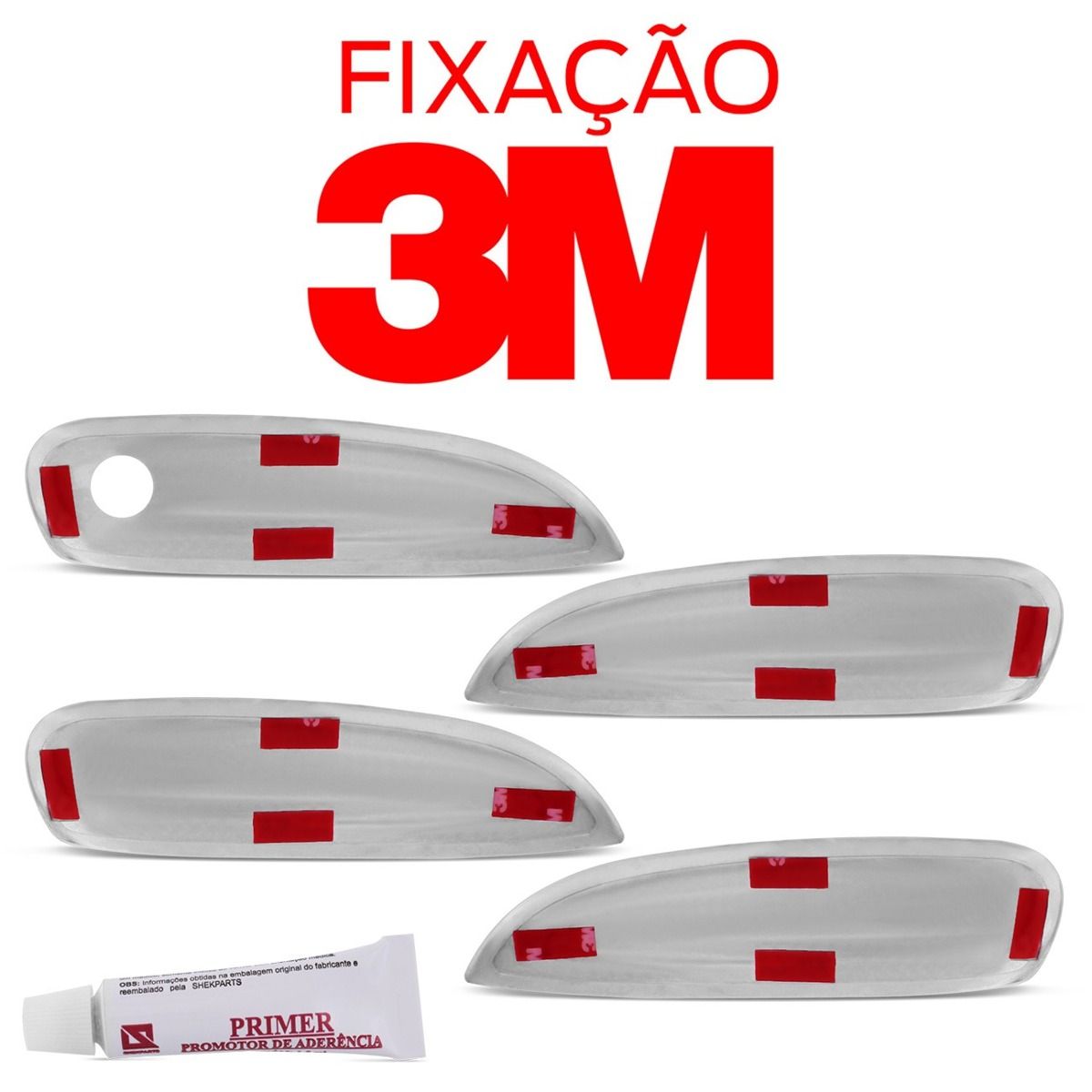Capa Maçaneta Cromo-Onix/Cobalt/Spin/Pris...