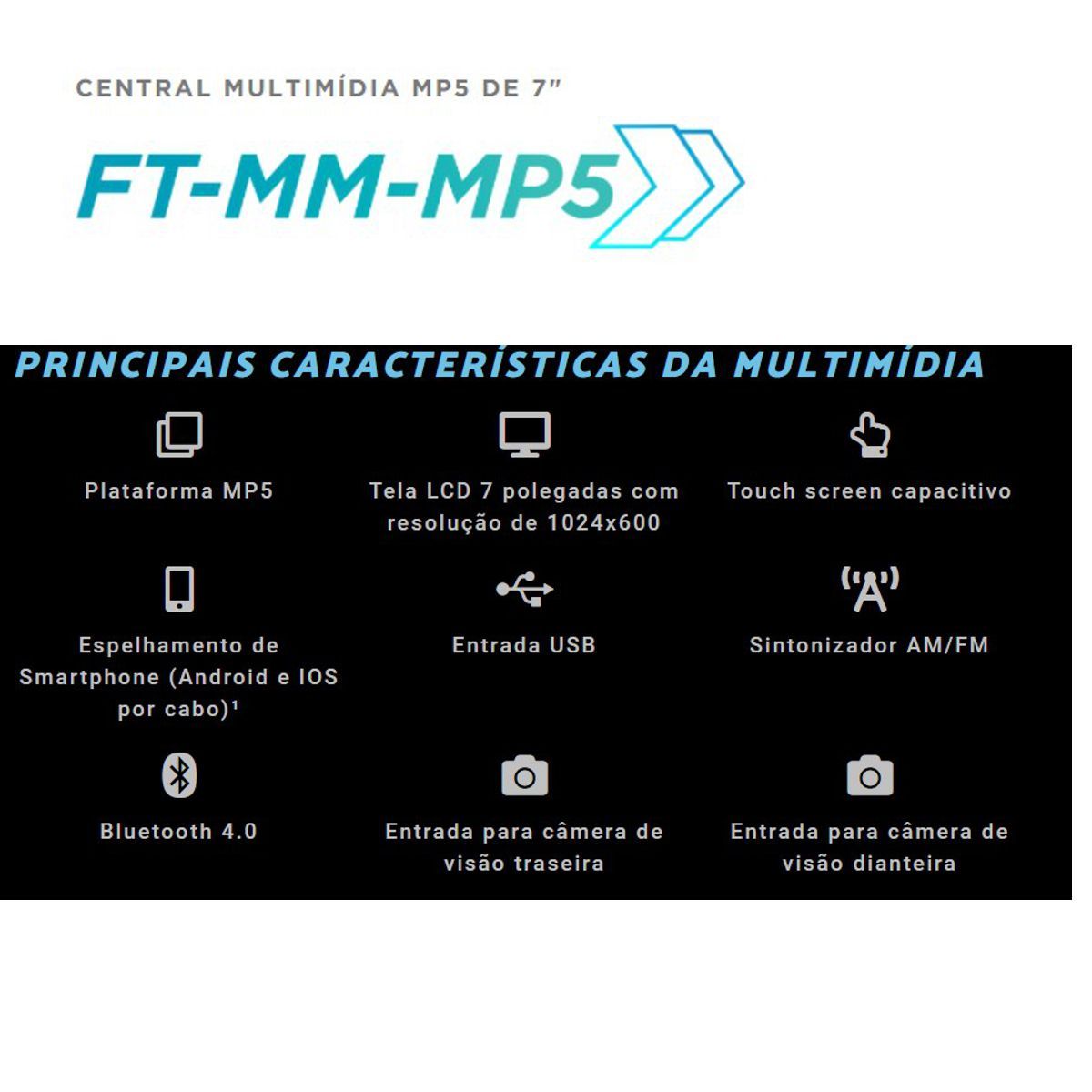 Central Multimidia Toro 21/ 7" *