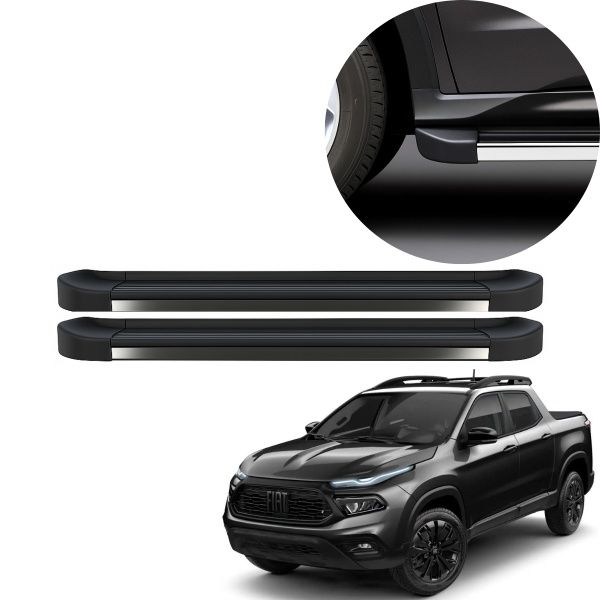 Estribo EVO Toro 2016 até 2025 Preto Fosc... Estribo EVO Toro 2016 até 2025 Preto Fosc...