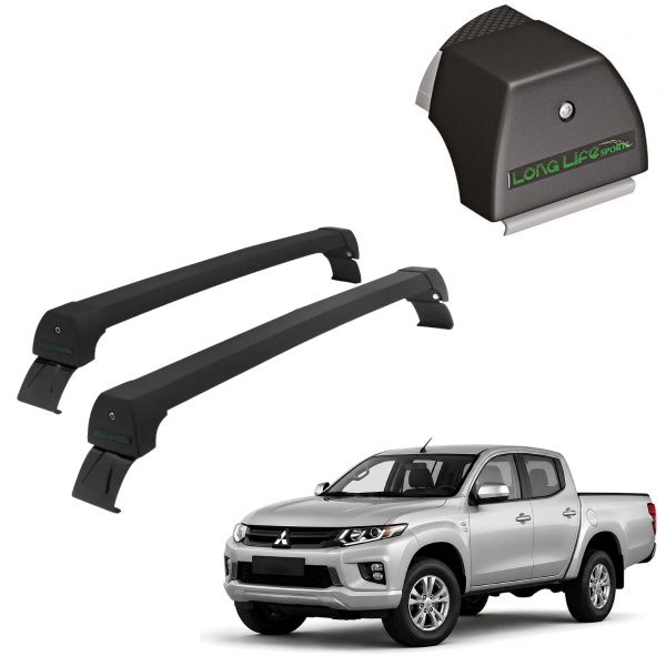 Rack de Alumínio Preto 45kg L200 Triton S...