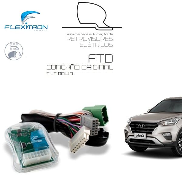 Tilt-down Plug & Play+ rebatimento -Creta*