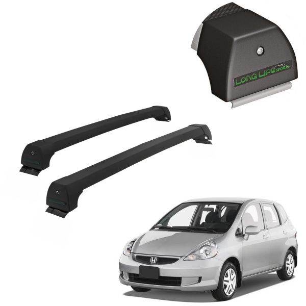 Rack de Alumínio Preto 45kg Honda Fit 200...