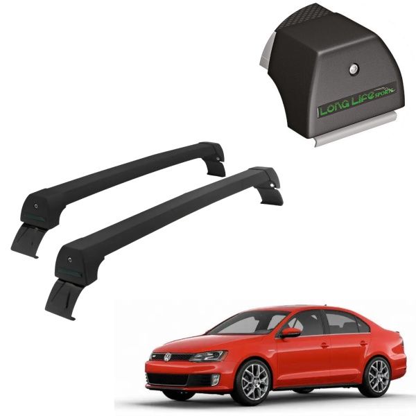 Rack de Alumínio Preto 45kg Jetta 2011 at...