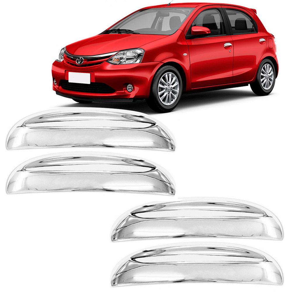 Capa Maçaneta Cromo Etios -4P