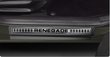 Soleira Resinada Renegade Aço Escovado*