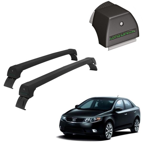 Rack de Alumínio Preto 45kg KIA Cerato 20...