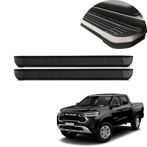 Estribo Alumínio Preto RAM Dakota 2026 - C&K