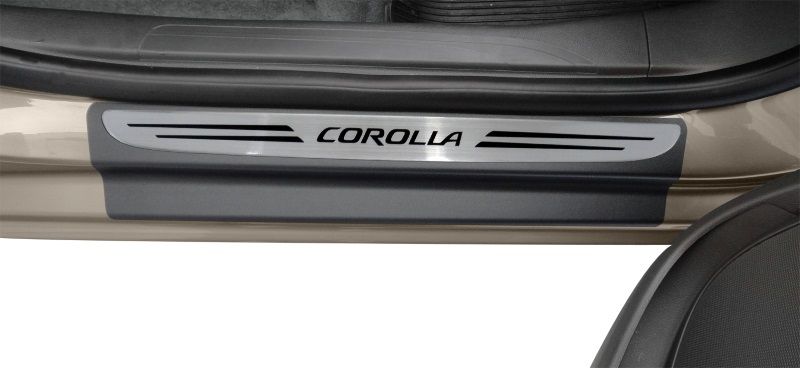 Soleira Resinada Corolla 14/19 Aço Escovado