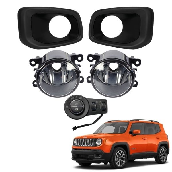 Farol Auxiliar Jeep Renegade 2015 até 201...