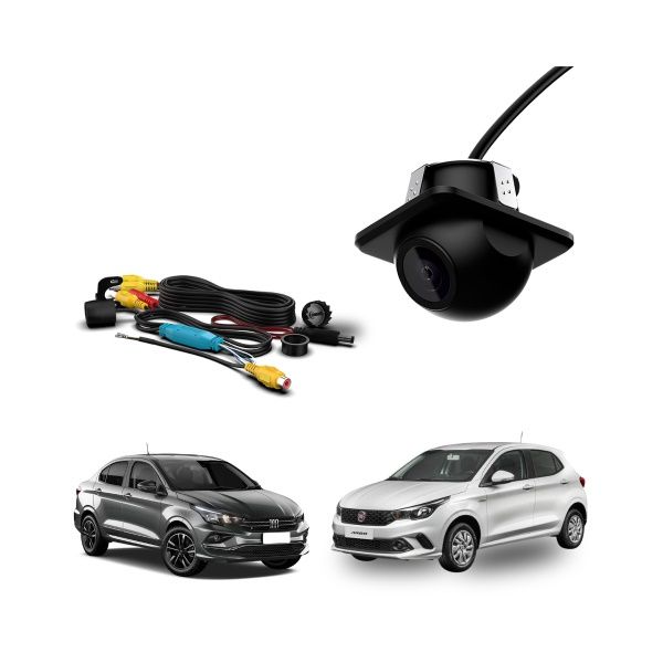 Câmera de Ré para Fiat Argo & Cronos 2017...