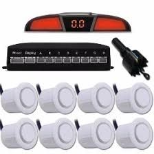 Sensor de Estacionamento 8 Pontos Branco*